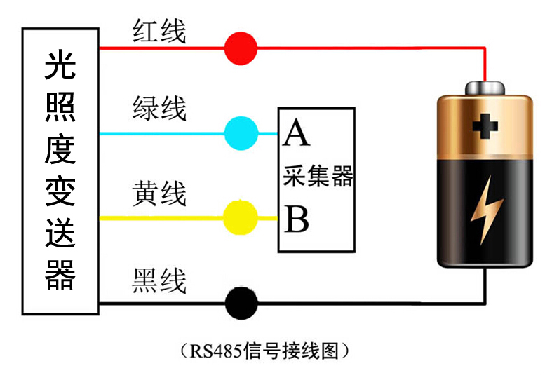 日照時數傳感器接線方式圖2